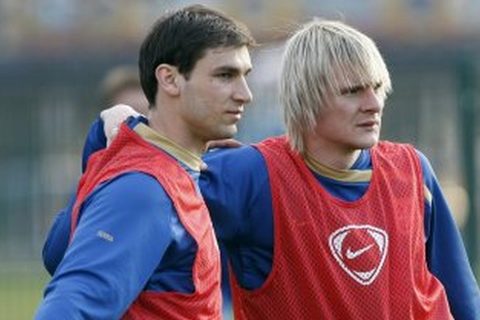 Ivanovic i Krasic na treningu