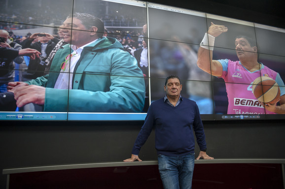 Miško Ražnatović prilikom posete