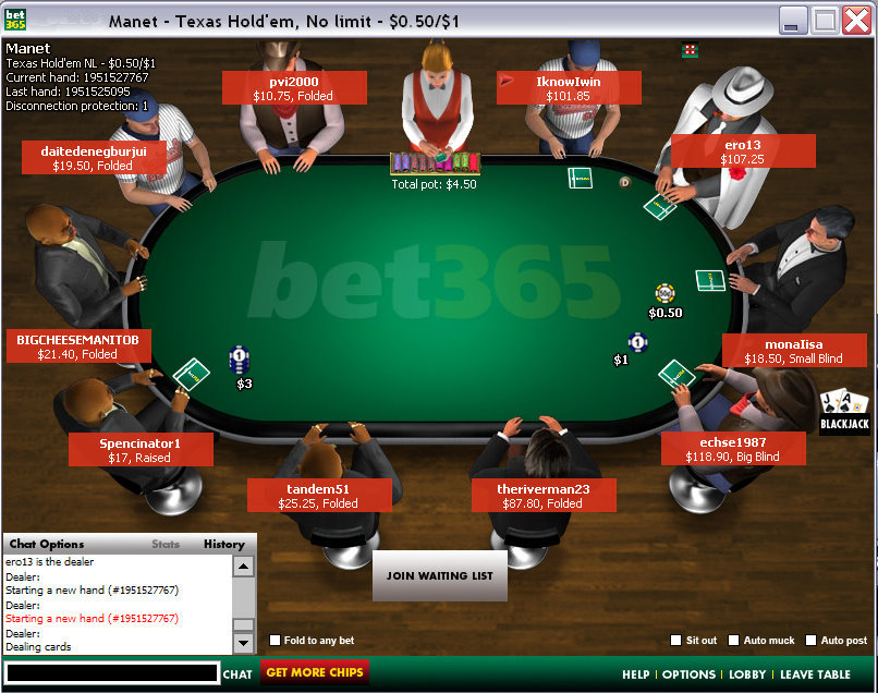 Bet365 Poker screenshot 1