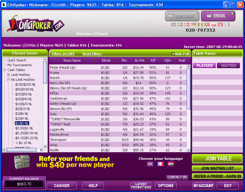 ChiliPoker screenshot 3