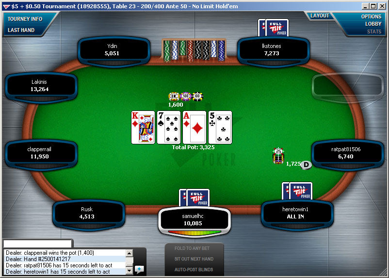 Full Tilt Poker screenshot 1