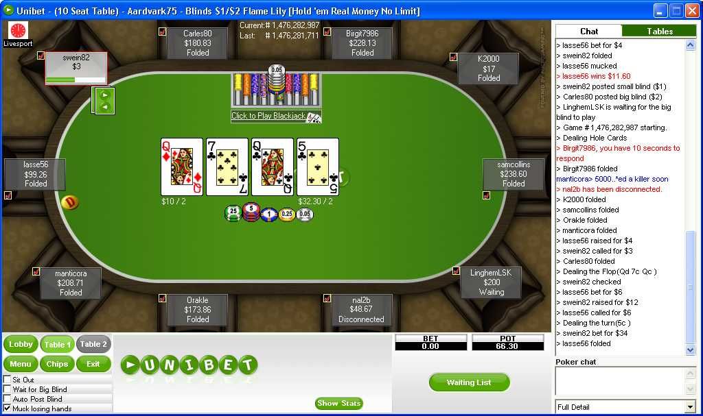 Unibet Poker screenshot 3