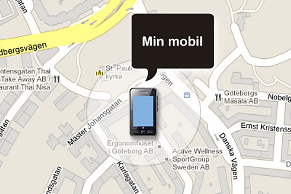 Hitta Bortappad eller Stulna mobiltelefon